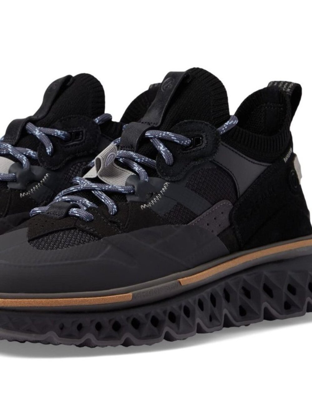 Cole Haan Women's Zerogrand Work Sneaker Black/Dark Pavement Size 7.5